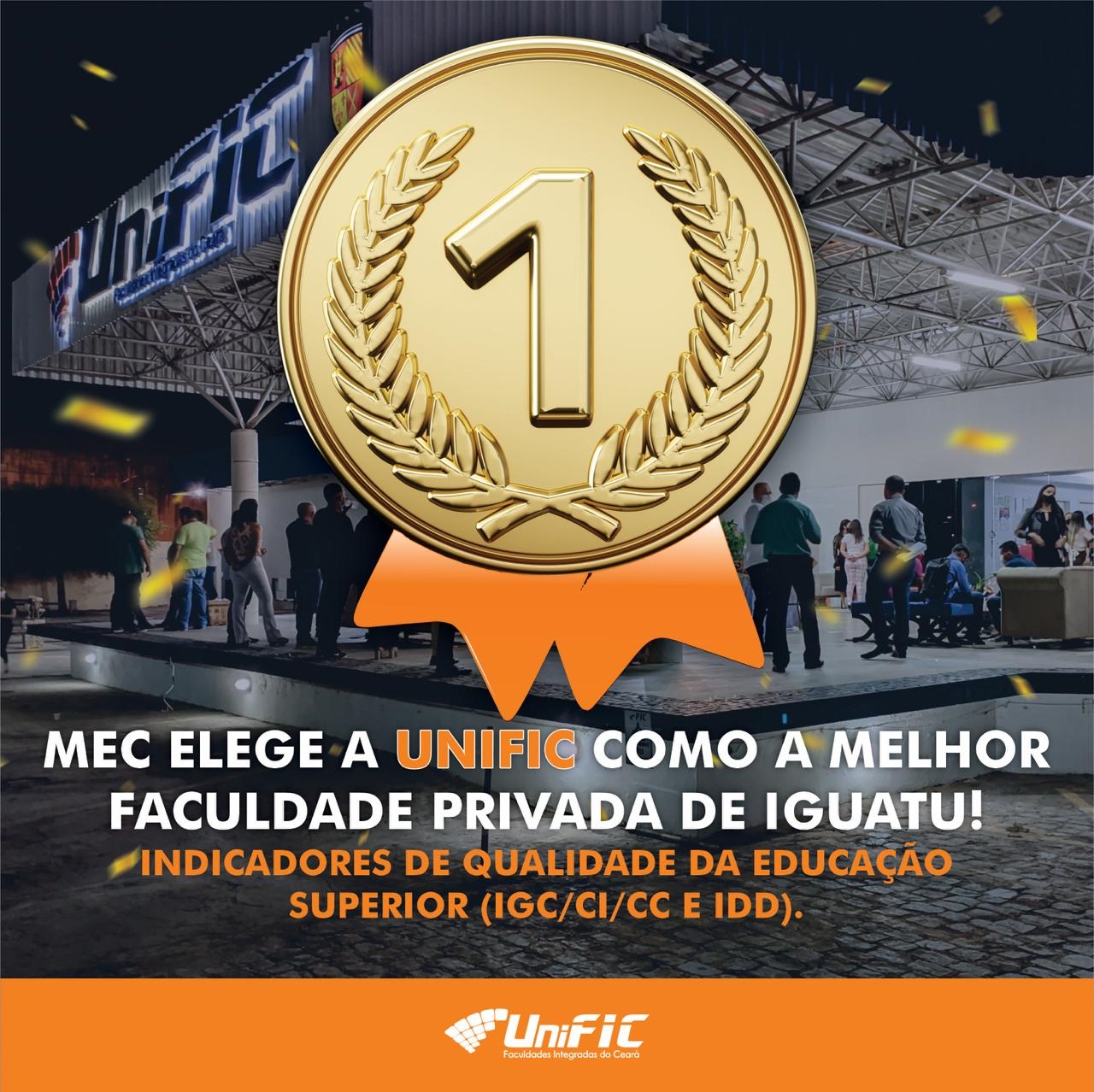 MEC elege a UNIFIC como a melhor faculdade privada de Iguatu !